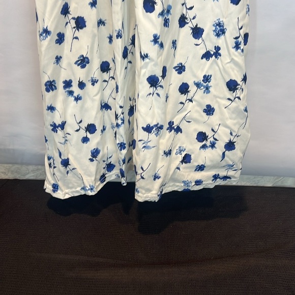 Ever After Blue and White Floral Dress - Picture 8 of 11